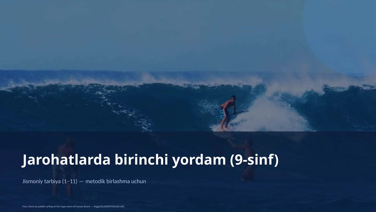 Jarohatlarda birinchi yordam (9-sinf)