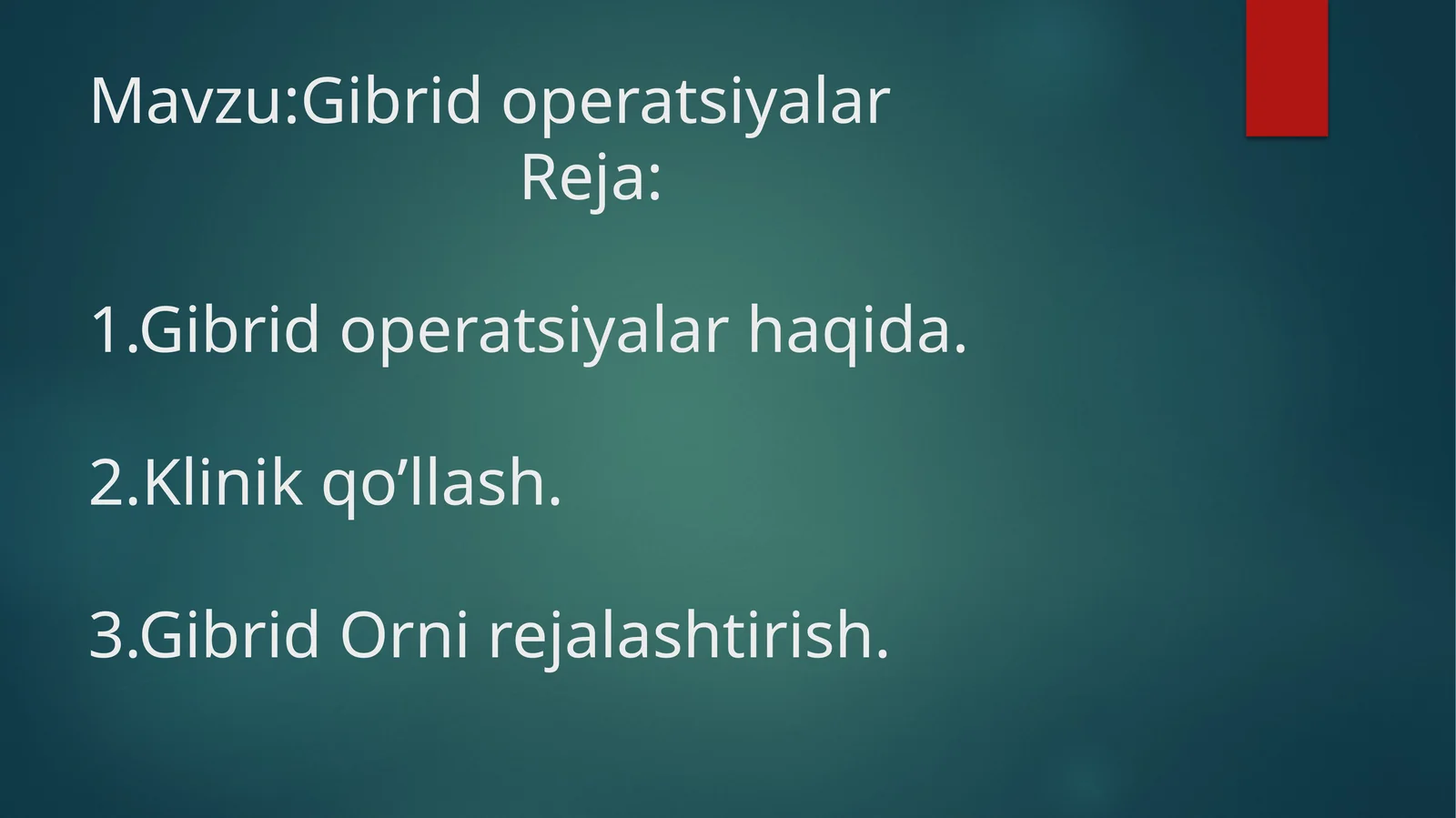 Gibrid operatsiyalar