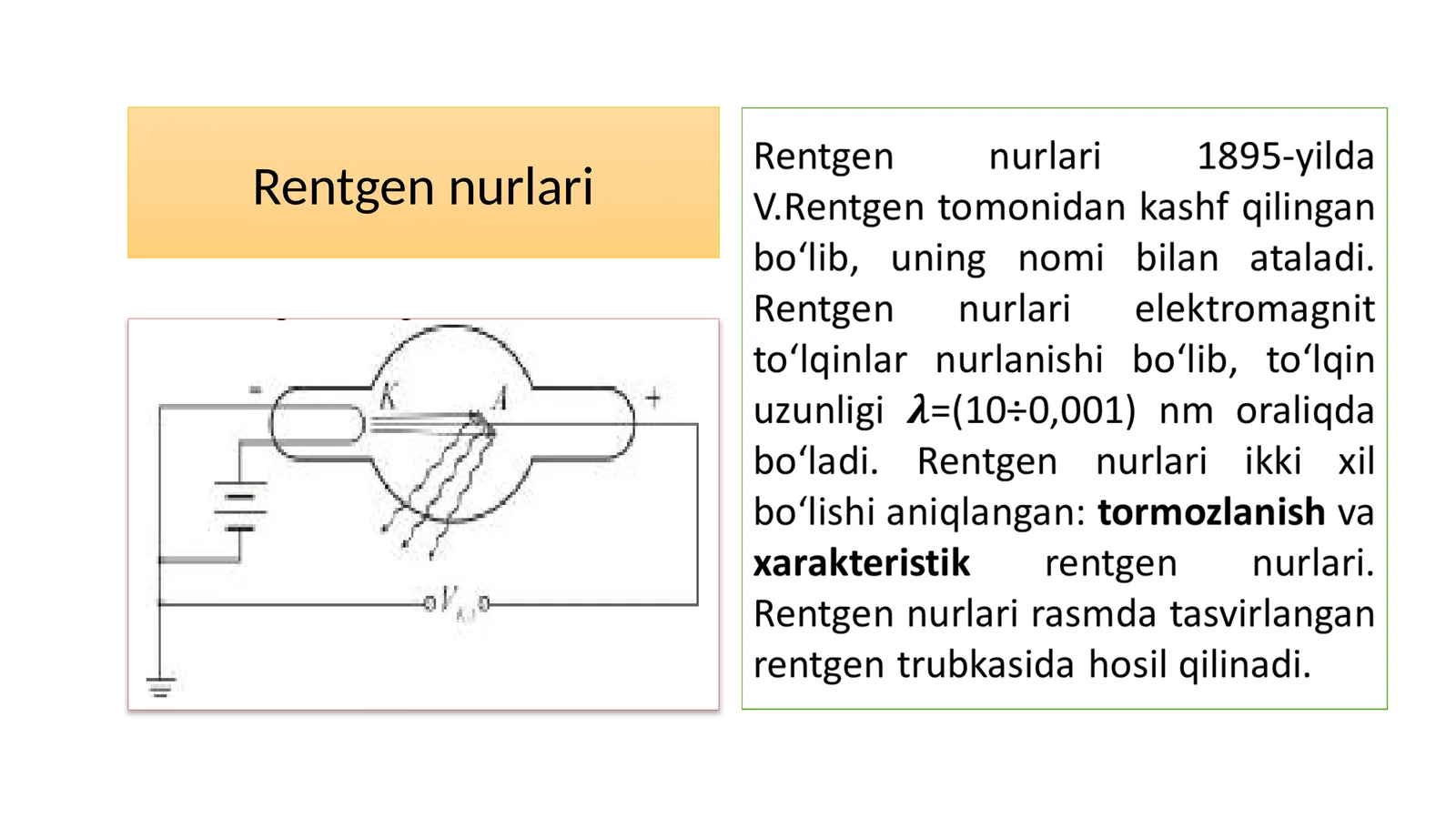 Rentgennurlari