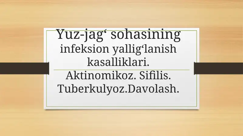 Aktinomikoz
