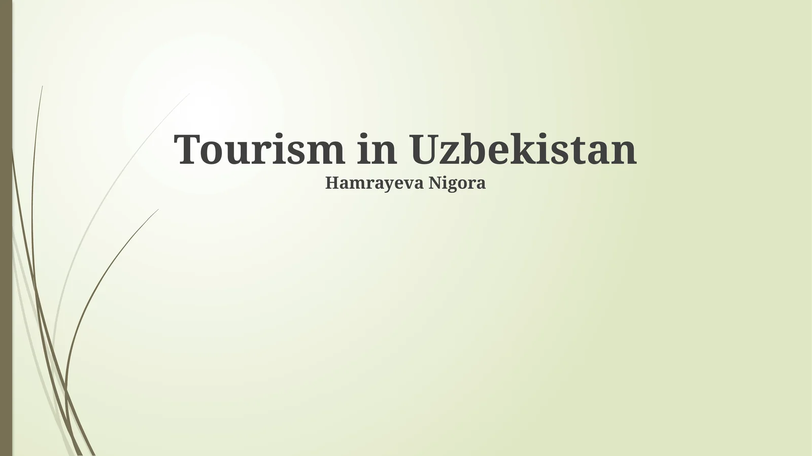 Tourism in Uzbekistan