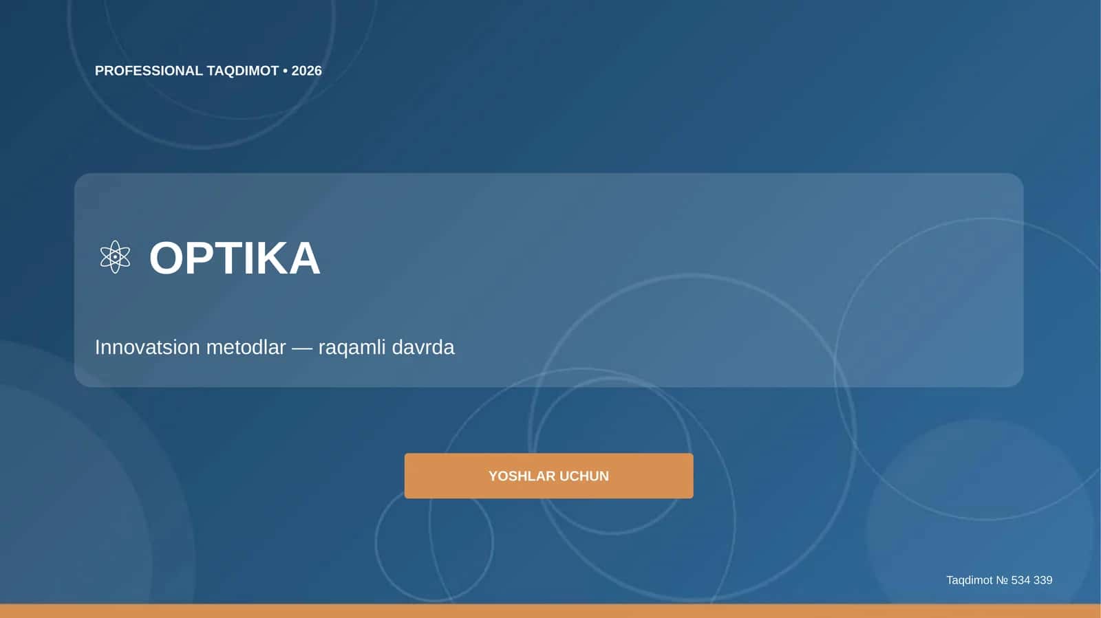Optika: innovatsion metodlar (raqamli davrda) [yoshlar uchun]