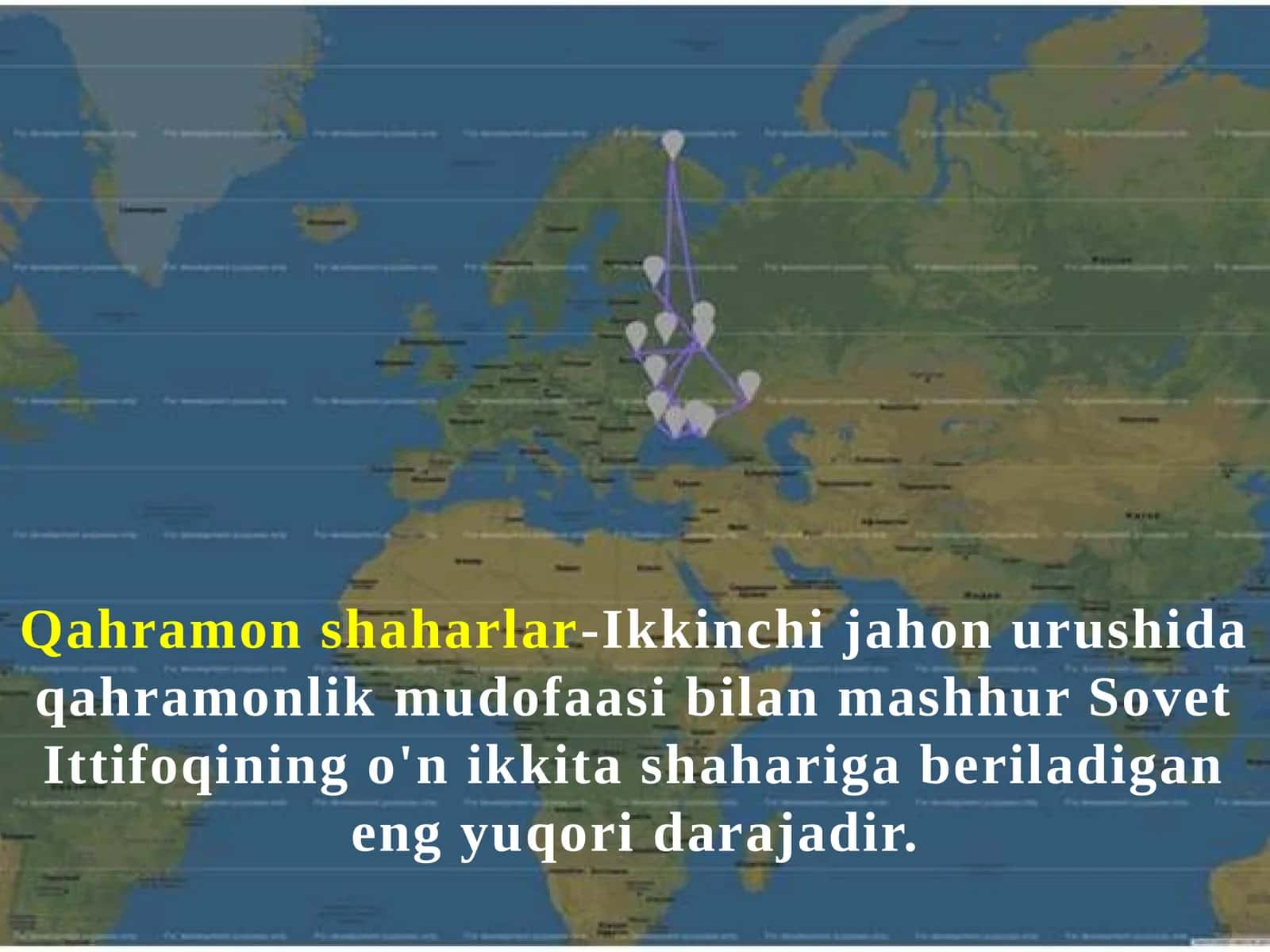 Qahramon shaharlar