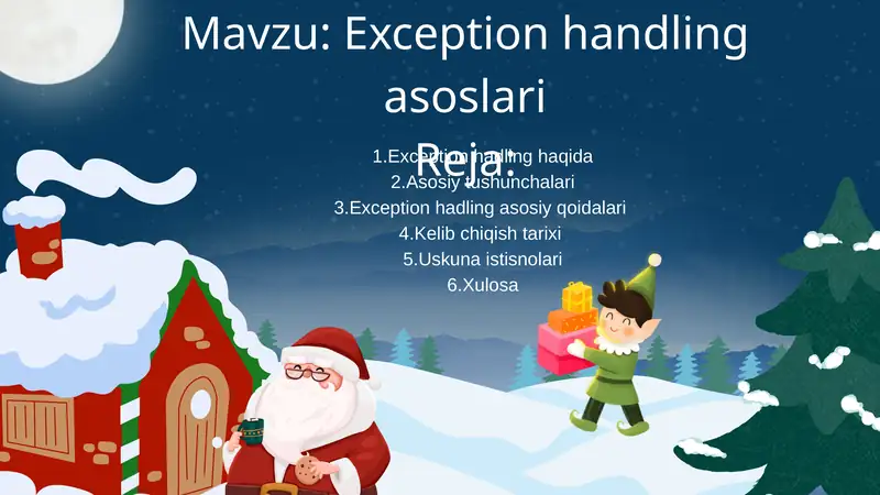Exception handling asoslari