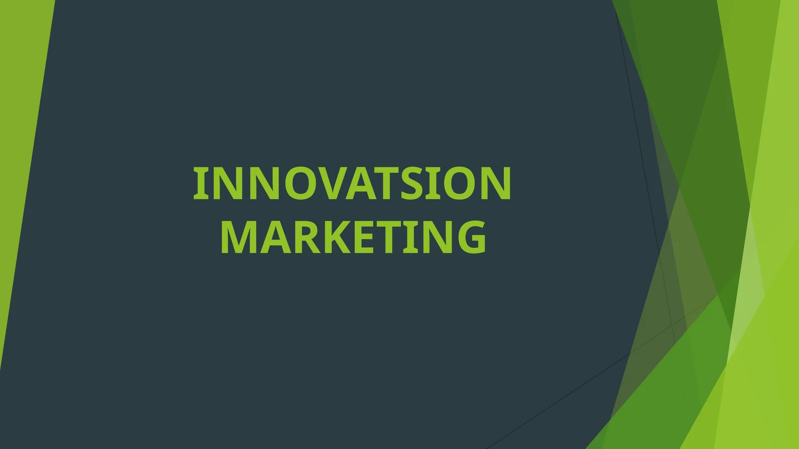 Innovatsion marketing