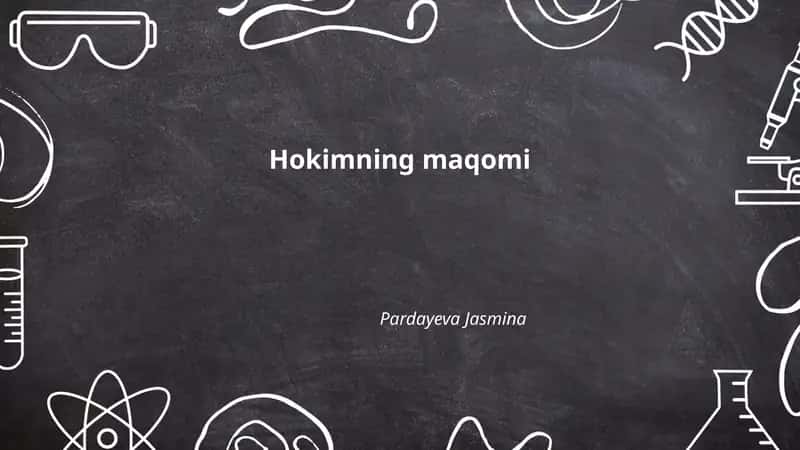 Hokimning maqomi