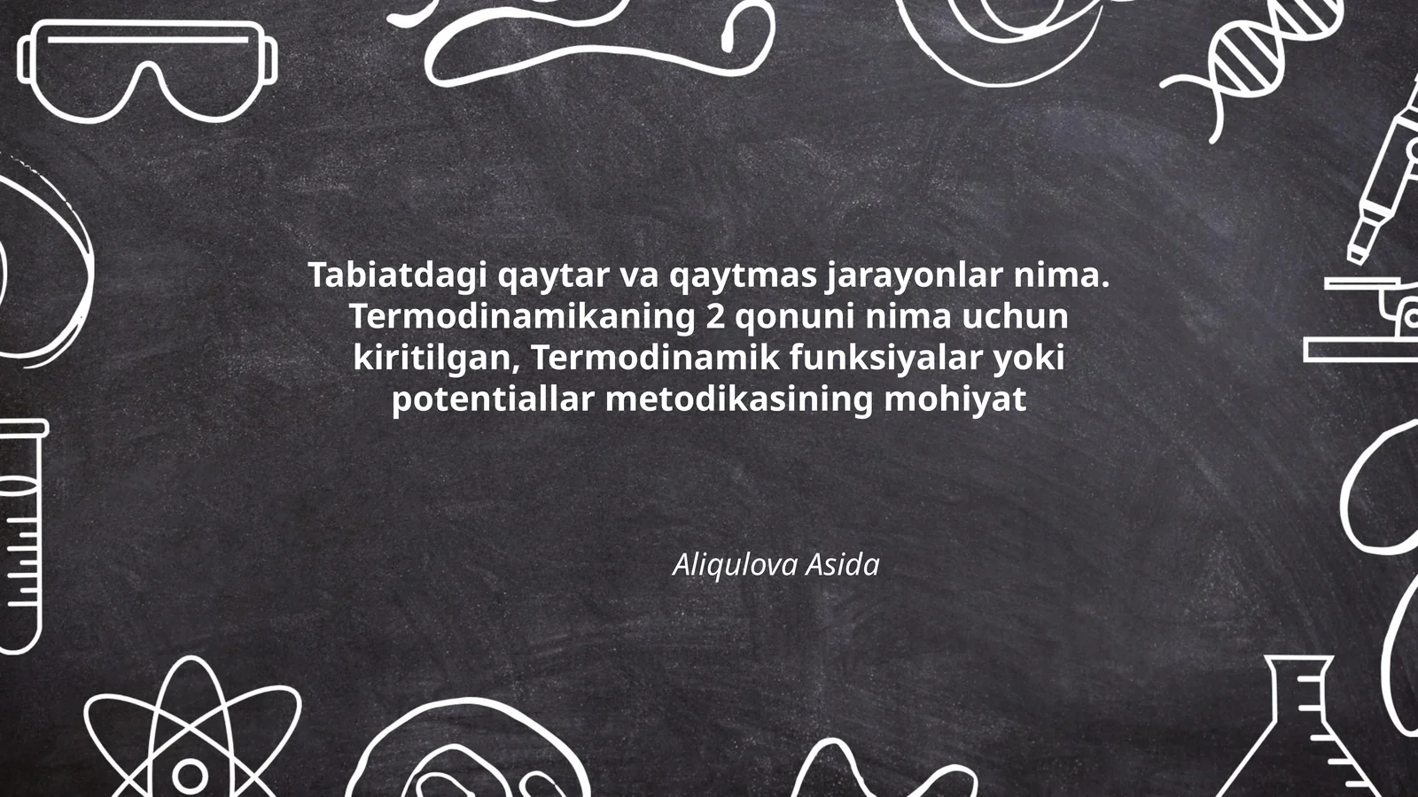 Termodinamika asoslari