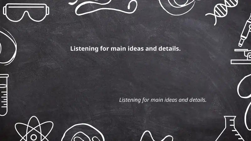 Identifying the main idea in short dialogues