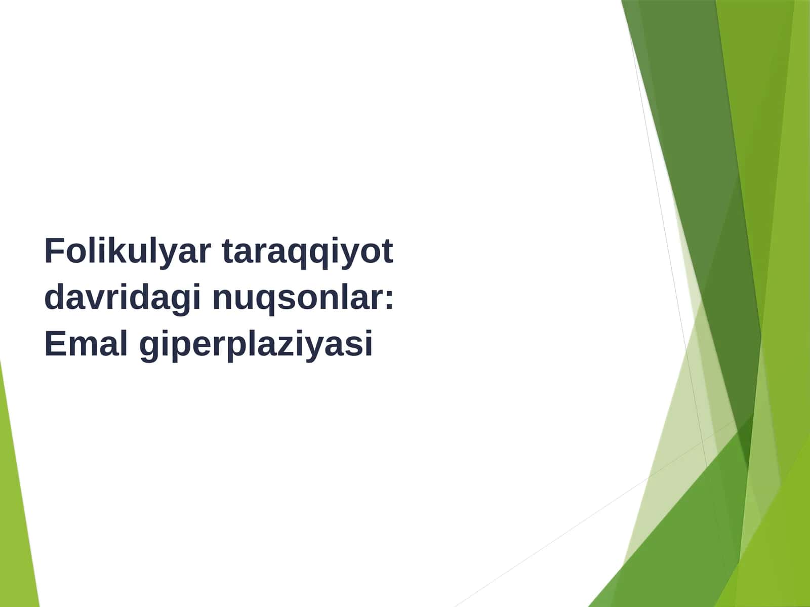 Tishrivojlanishining murakkab jarayoni