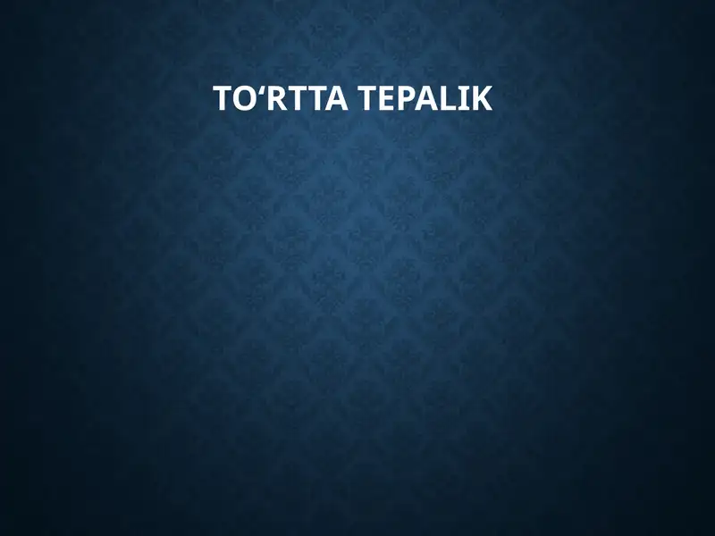 To‘rttatepalik