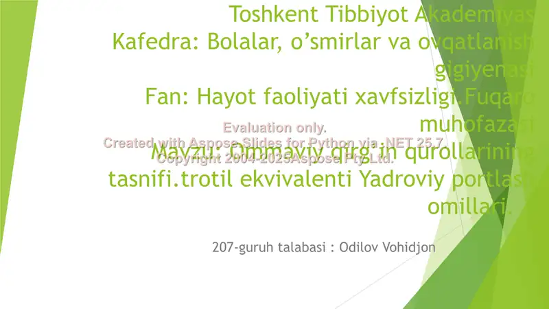 Ommaviy qirgʻin qurollari