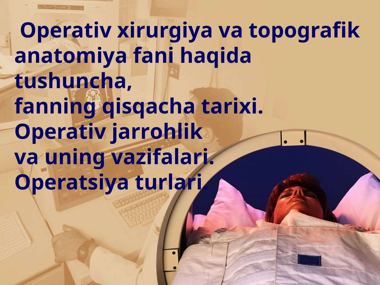 Operativ jarrohlik va topografik anatomiya