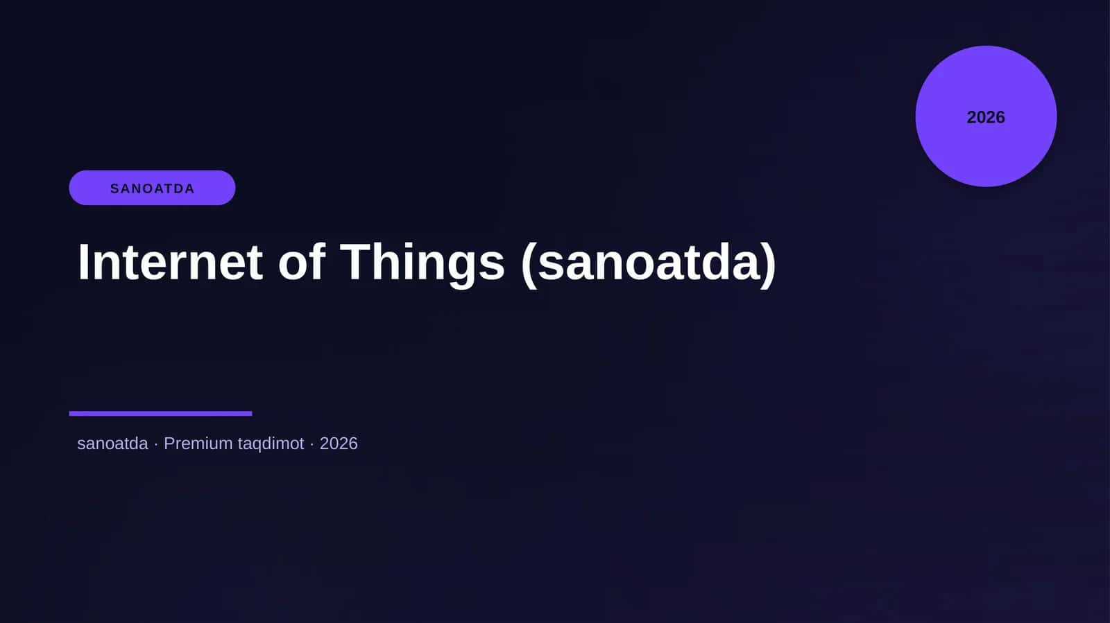 Internet of Things (sanoatda)