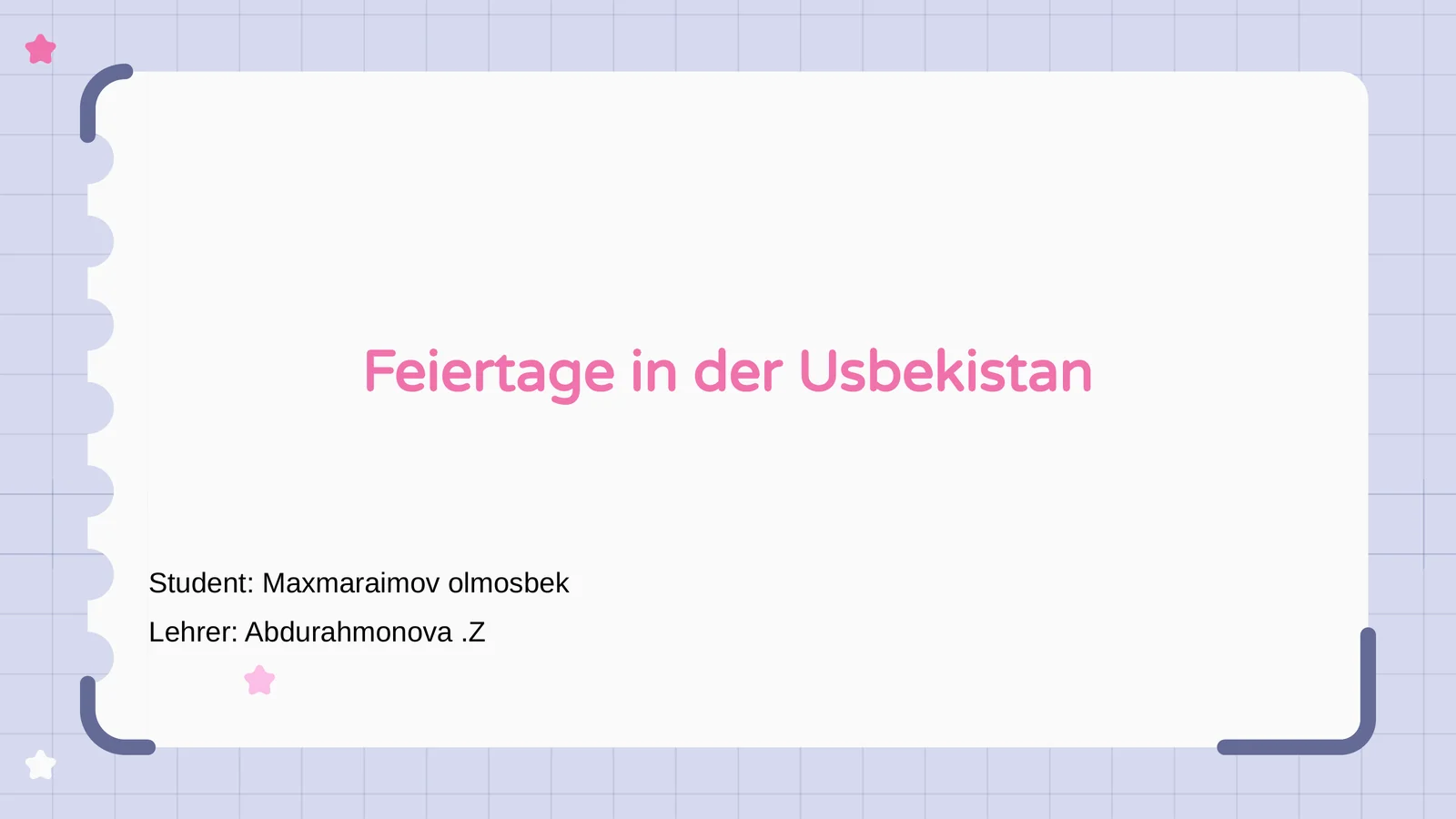 Feiertage in Usbekistan