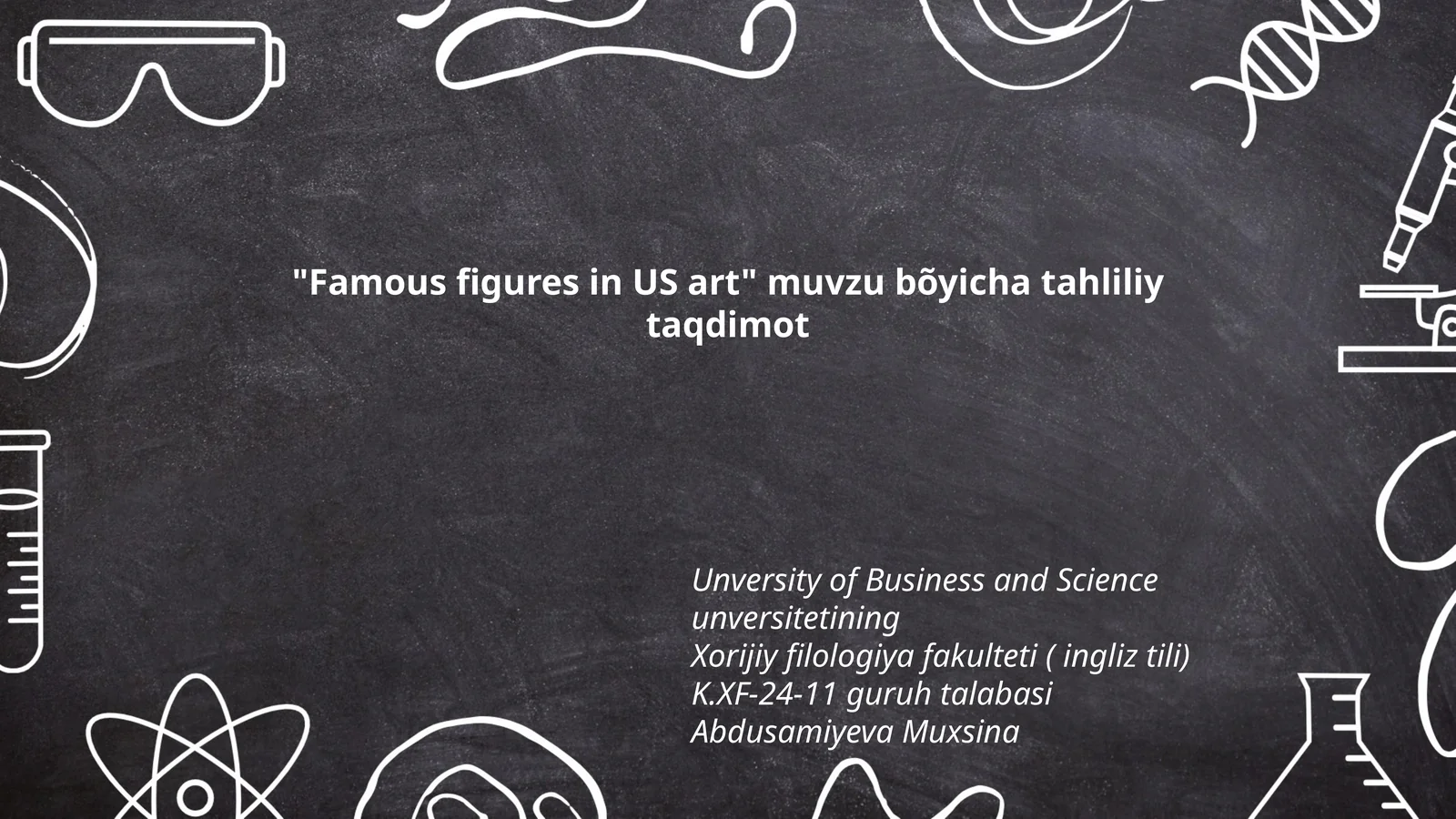 Famous figures in US art