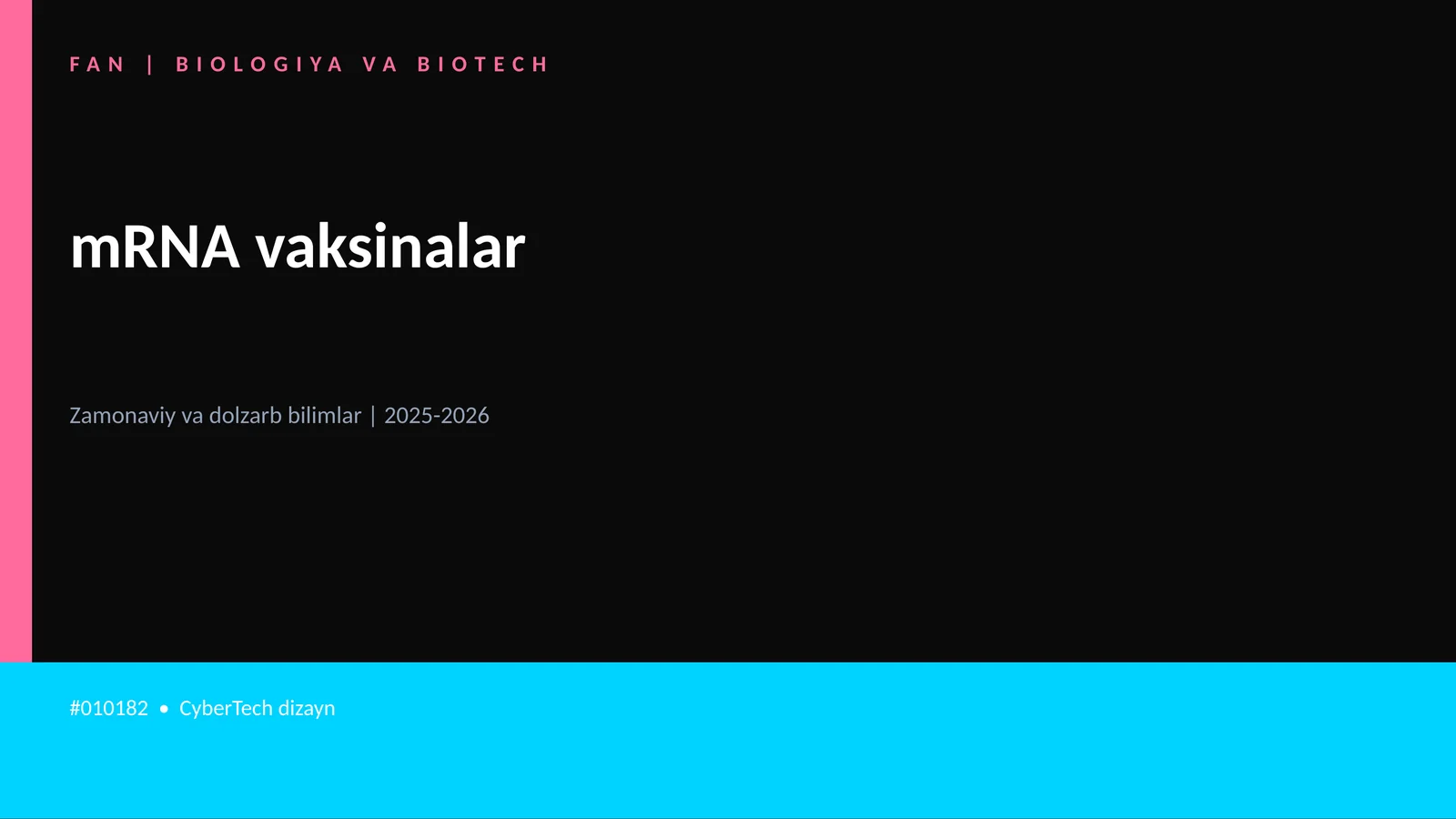 mRNA vaksinalar