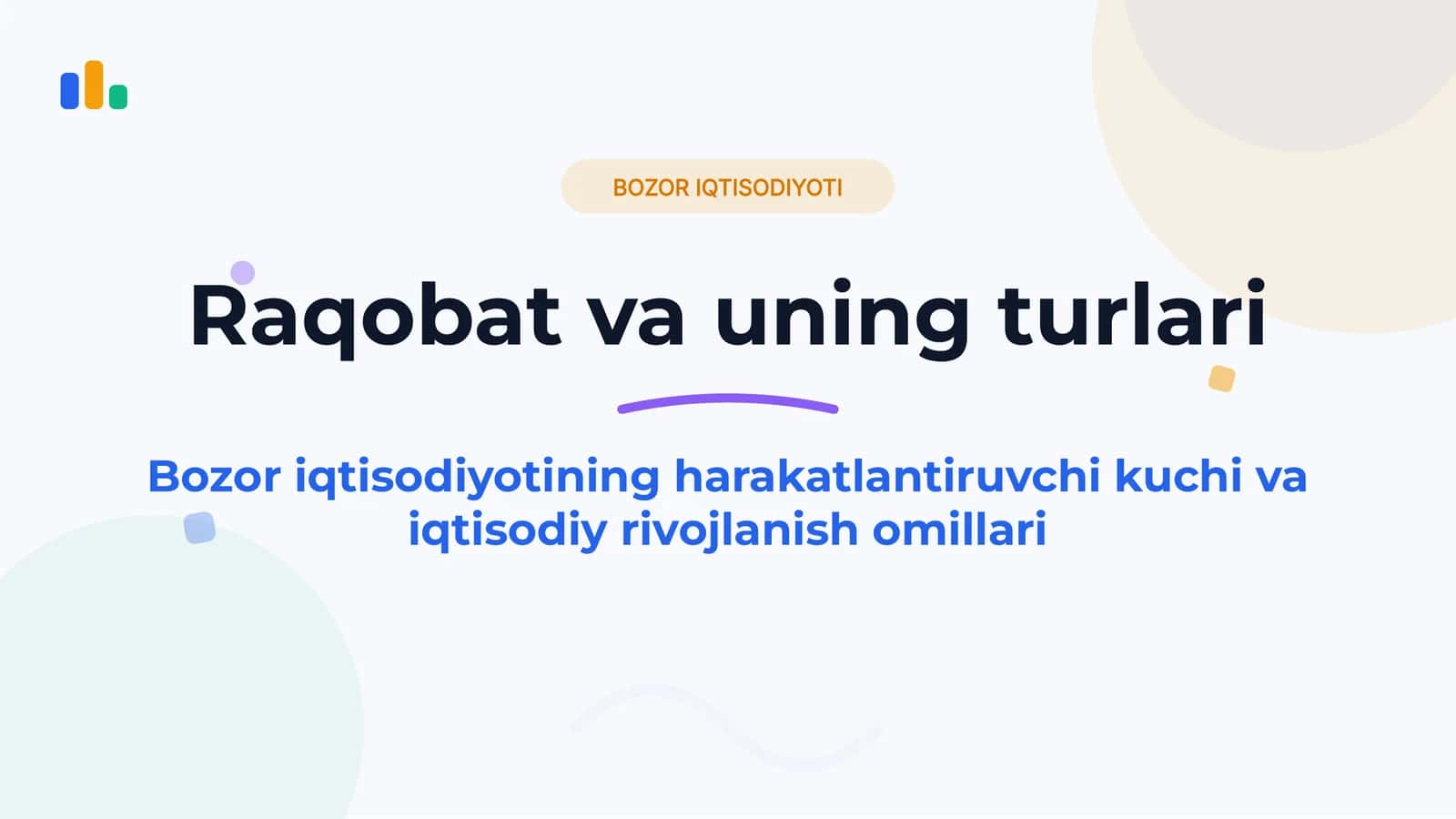 Bozor iqtisodiyoti