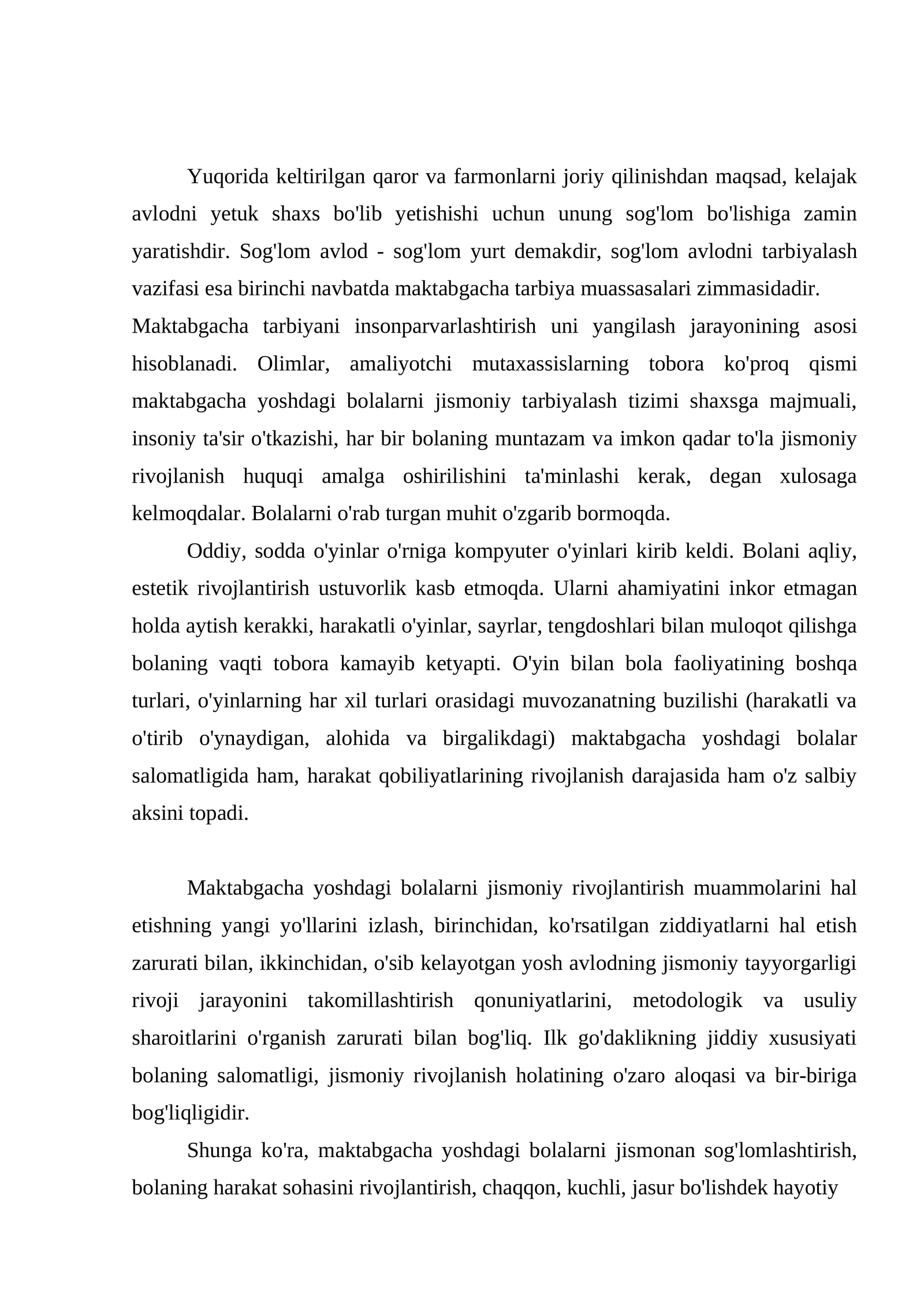 Maktabgacha tarbiya muassasalari