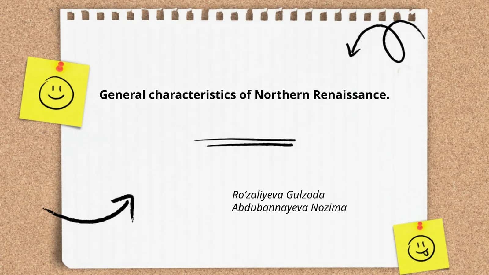 General characteristics of Northern Renaissance