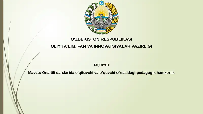 Pedagogik hamkorlikning mohiyati va ahamiyati