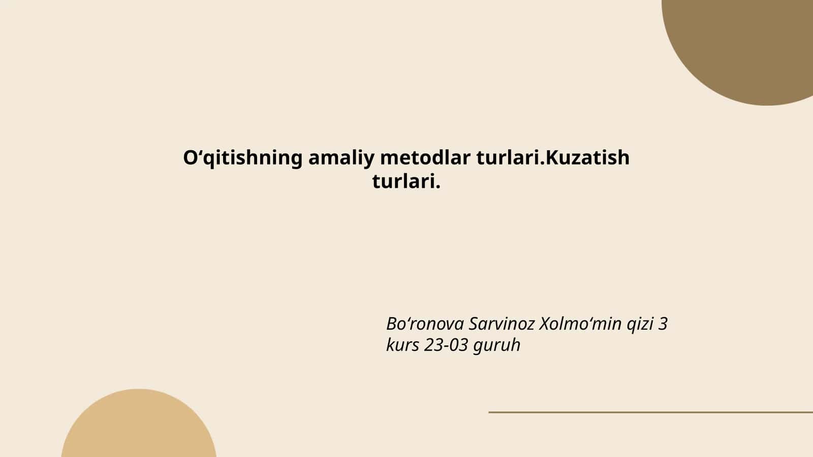 Kuzatish turlari