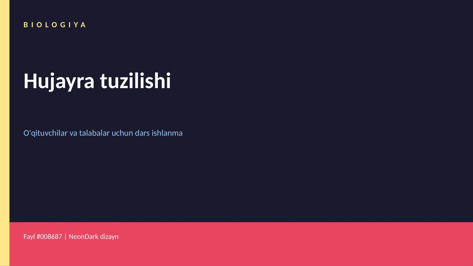Hujayra tuzilishi
