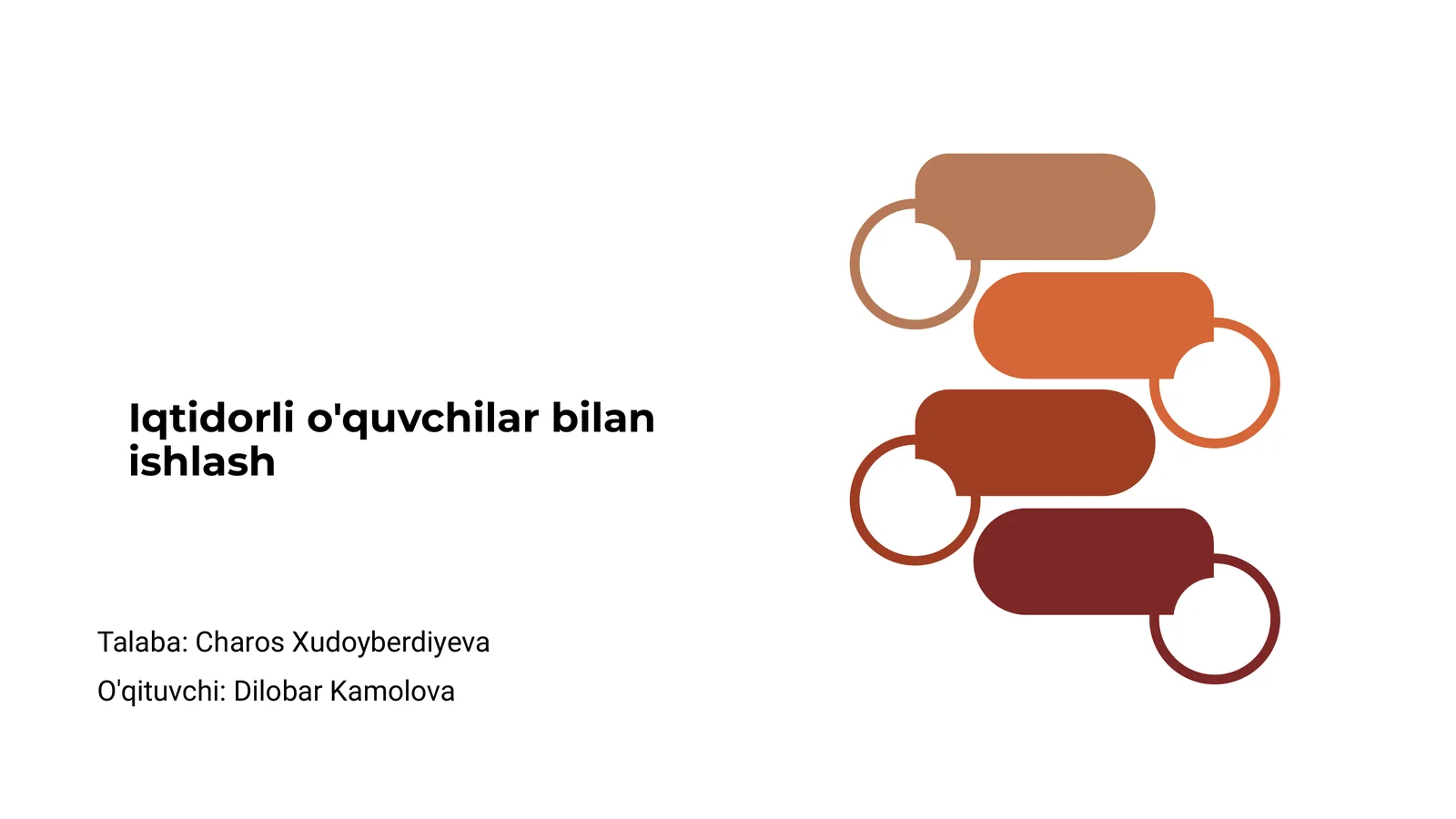 Iqtidorli o'quvchilar bilan ishlash