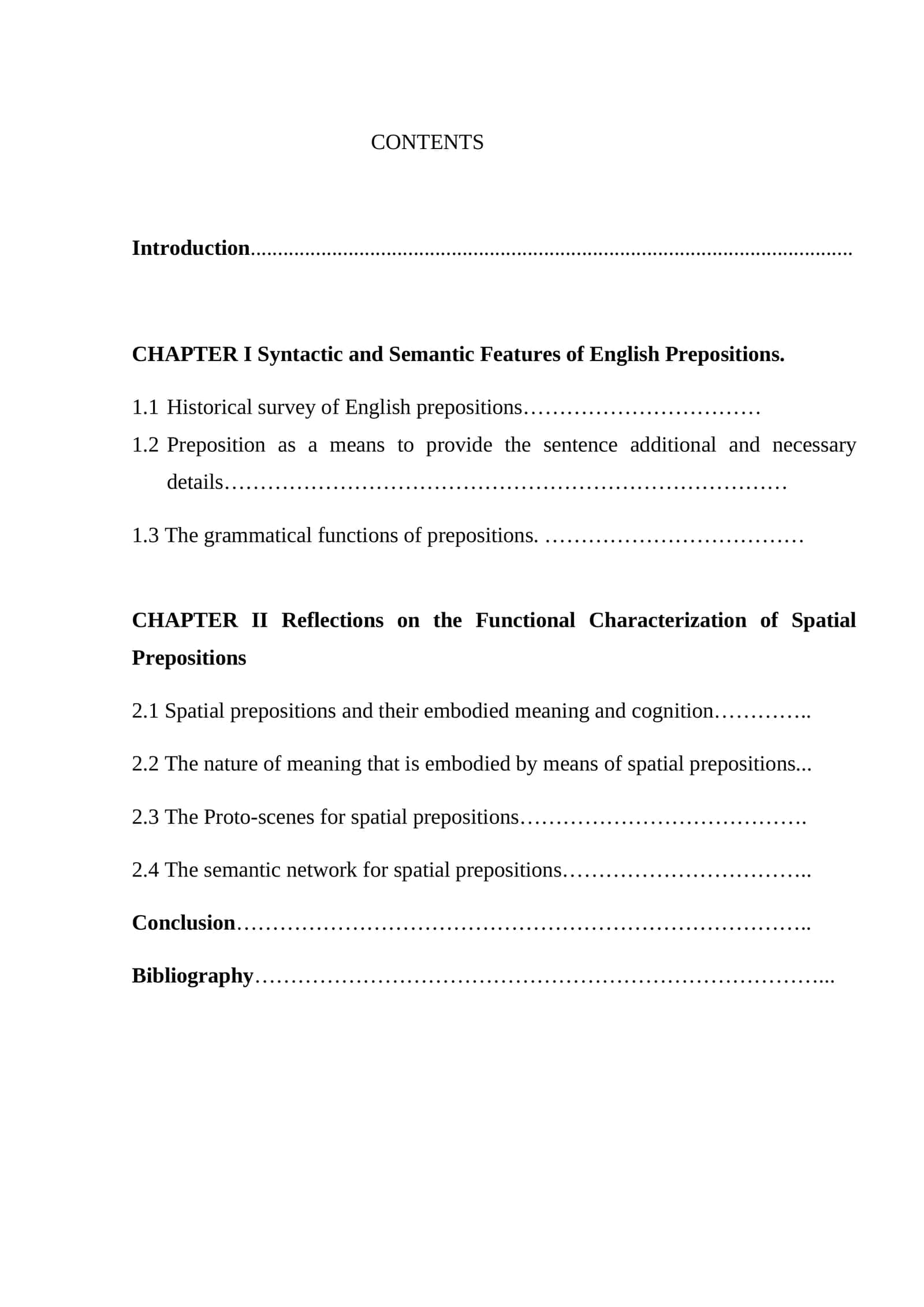 English Prepositions