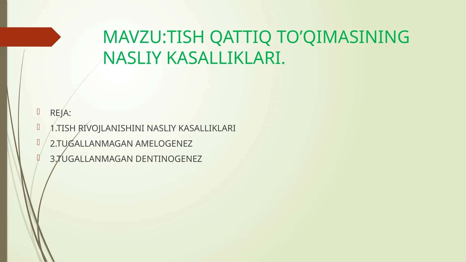 Nokarioz kasalliklar