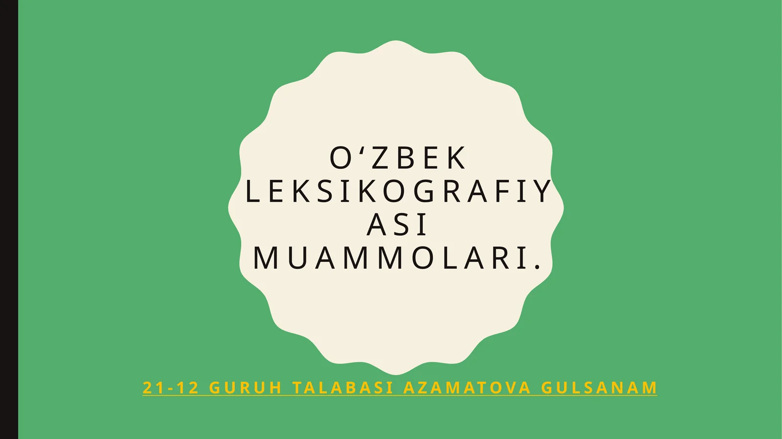 O‘zbekleksikografiyasimuammolari