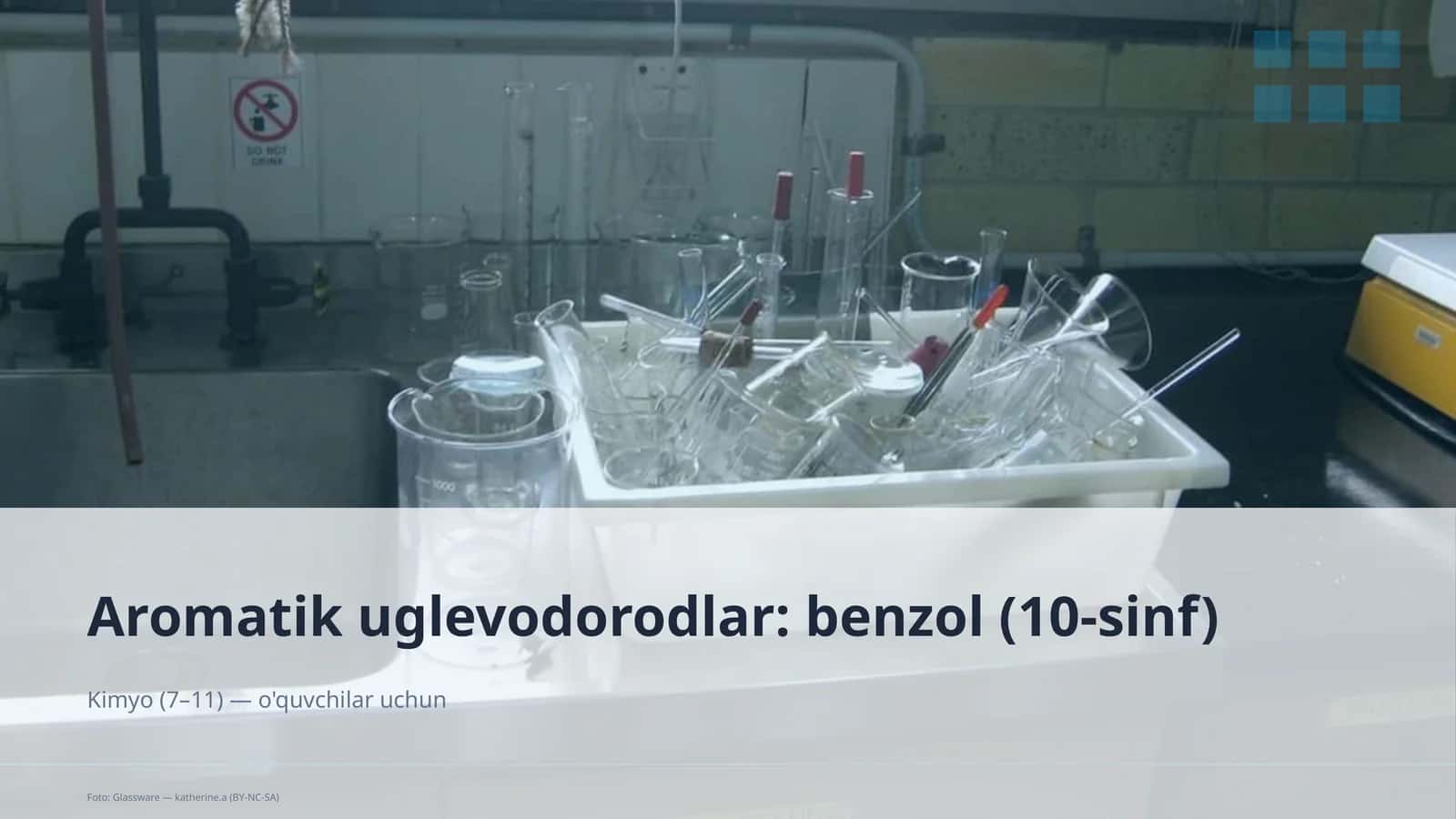 Aromatik uglevodorodlar: benzol (10-sinf)