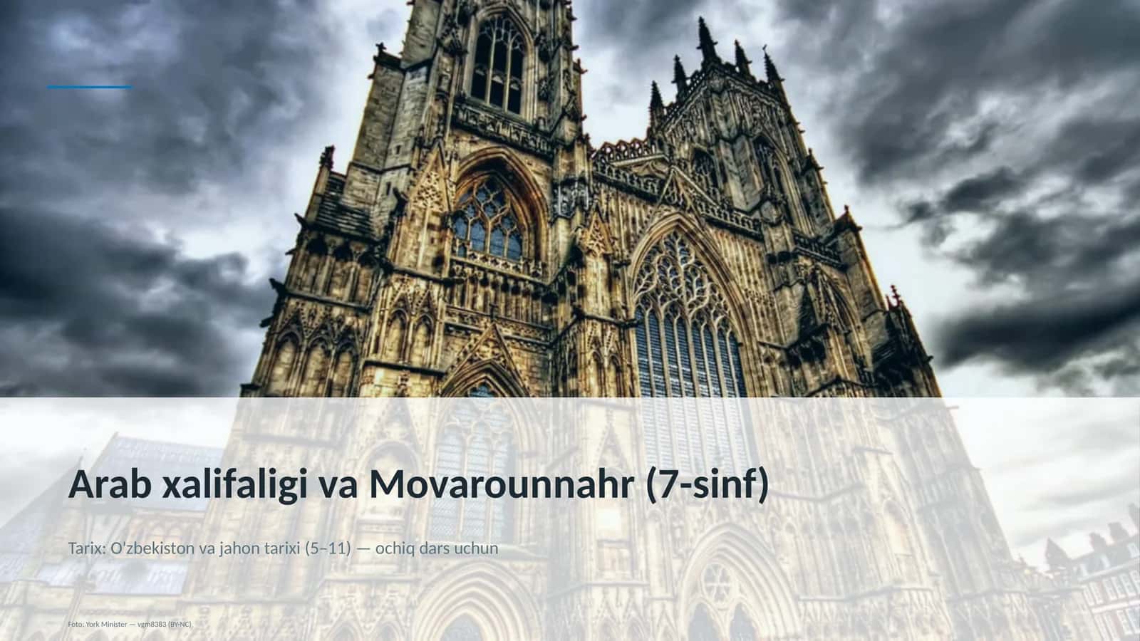 Arab xalifaligi va Movarounnahr (7-sinf)
