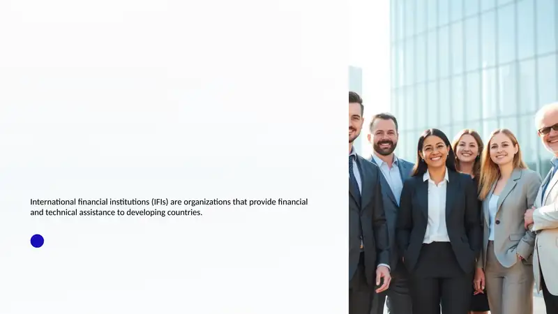 International Financial Institutions (IFIs)