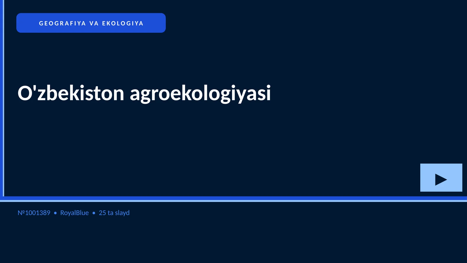 O'zbekiston agroekologiyasi