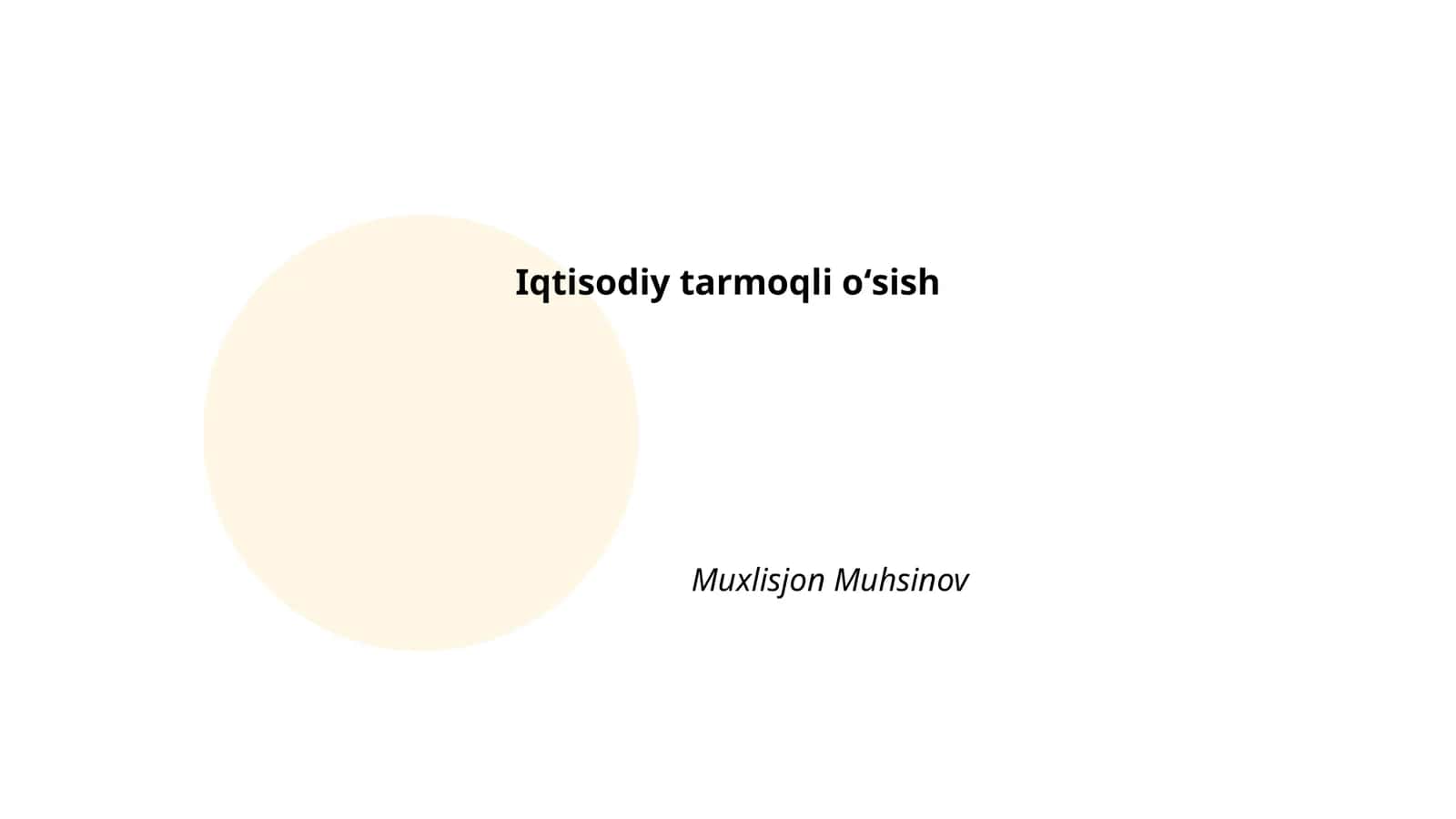 Iqtisodiy tarmoqli oʻsish