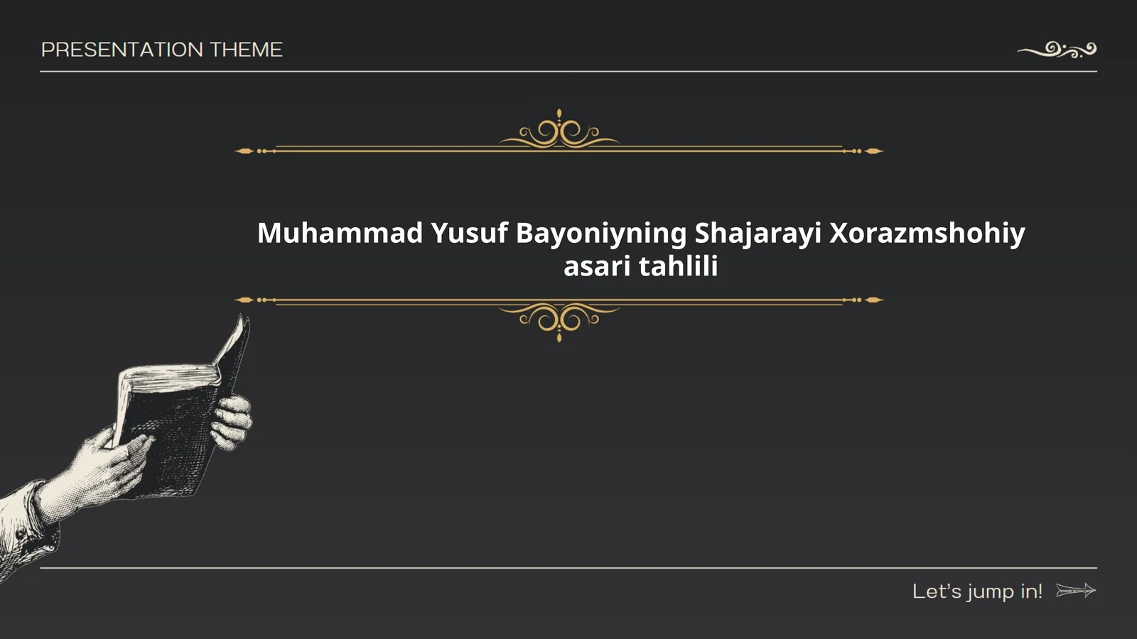 Muhammad Yusuf Bayoniyning "Shajarayi Xorazmshohiy" asari tahlili