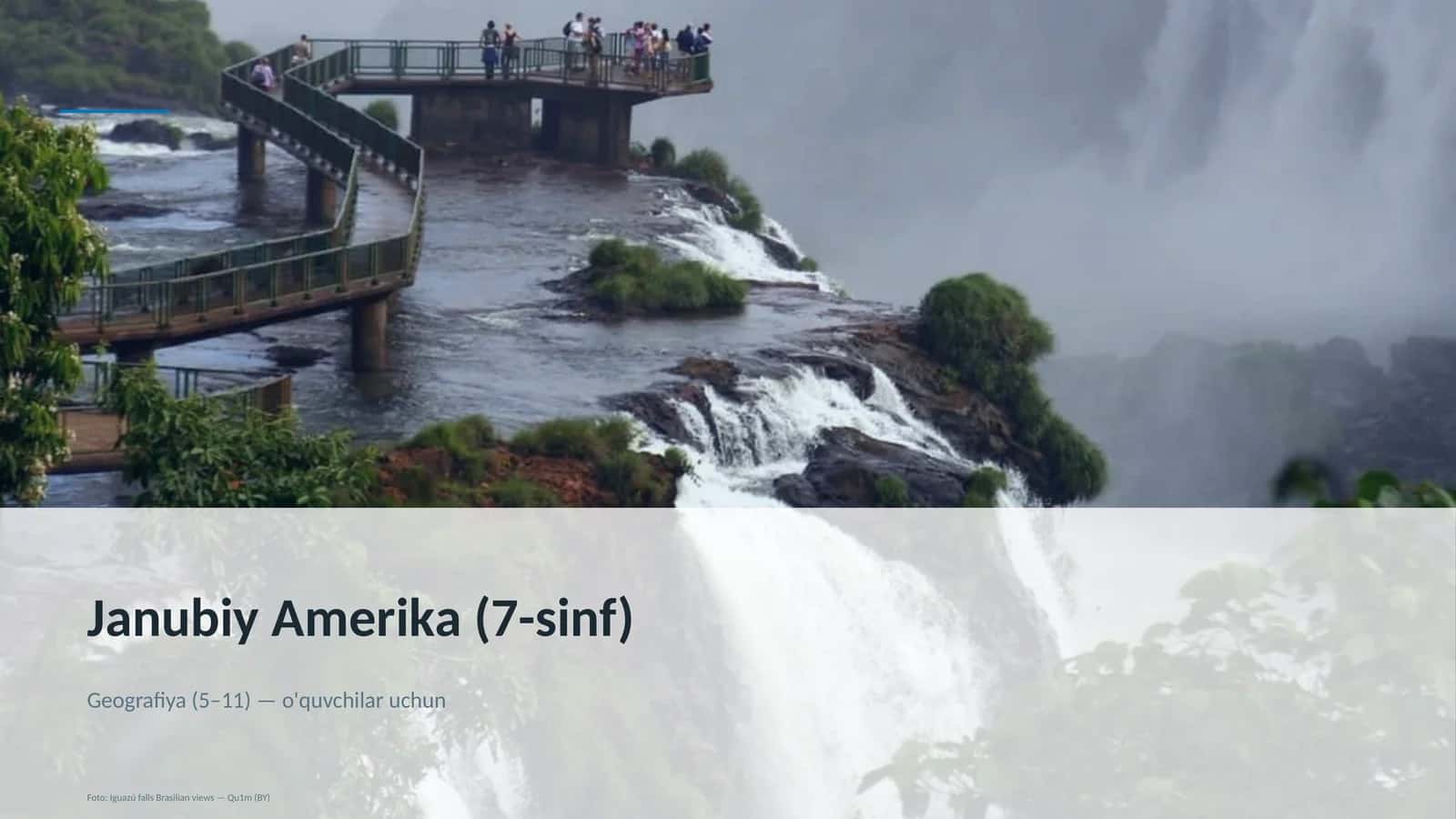 Janubiy Amerika (7-sinf)