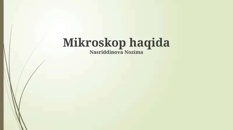 Mikroskop