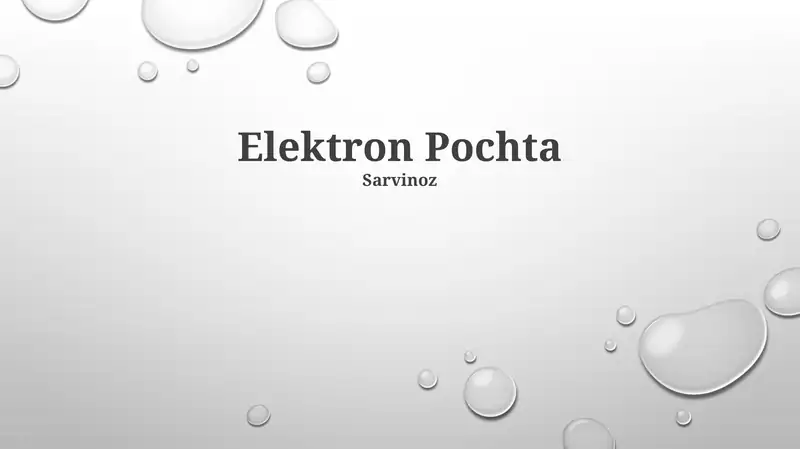 Elektron Pochta