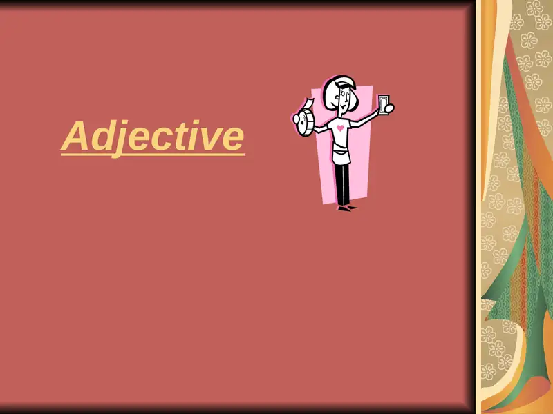 Adjective