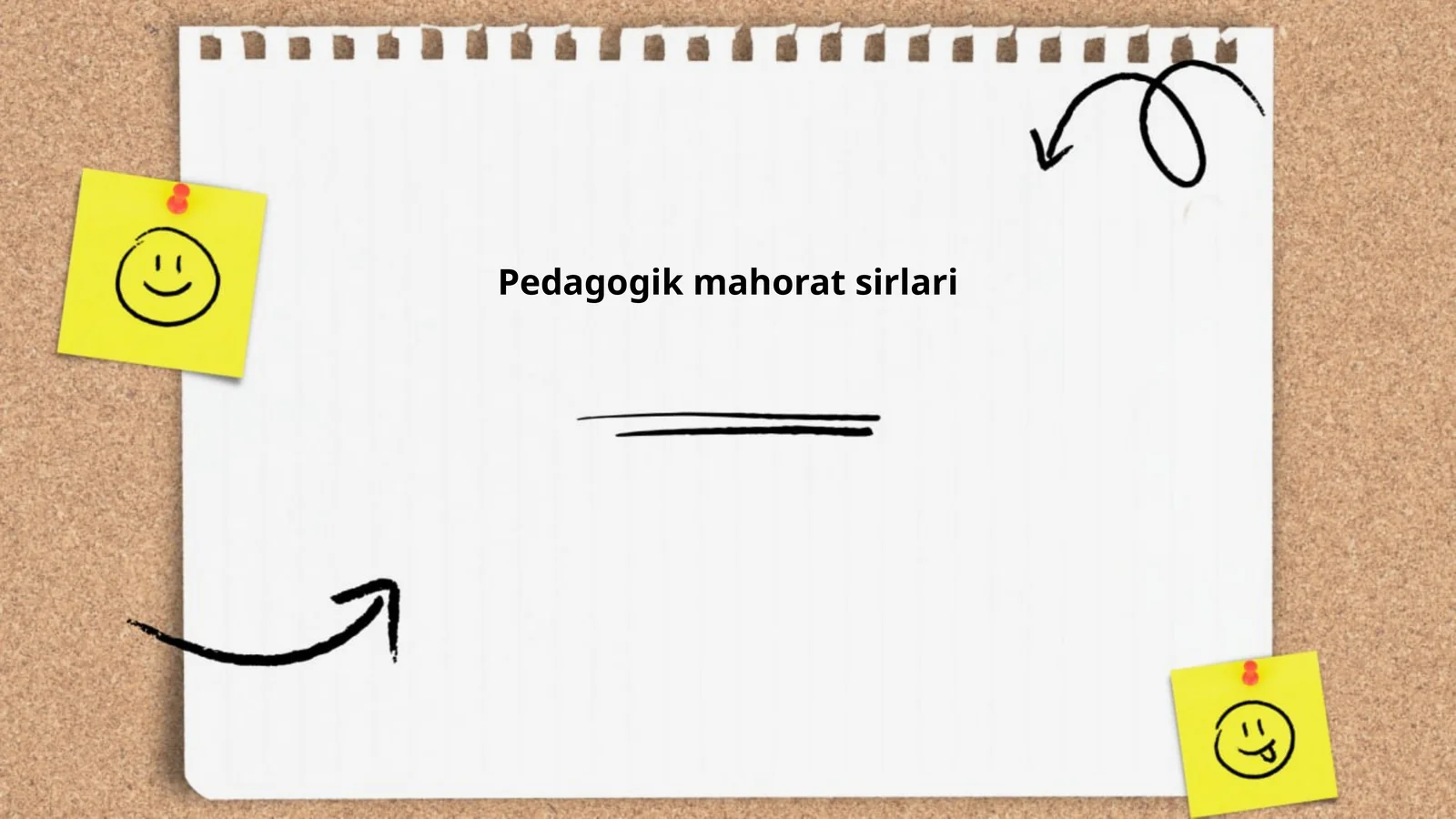Pedagogik mahorat sirlari