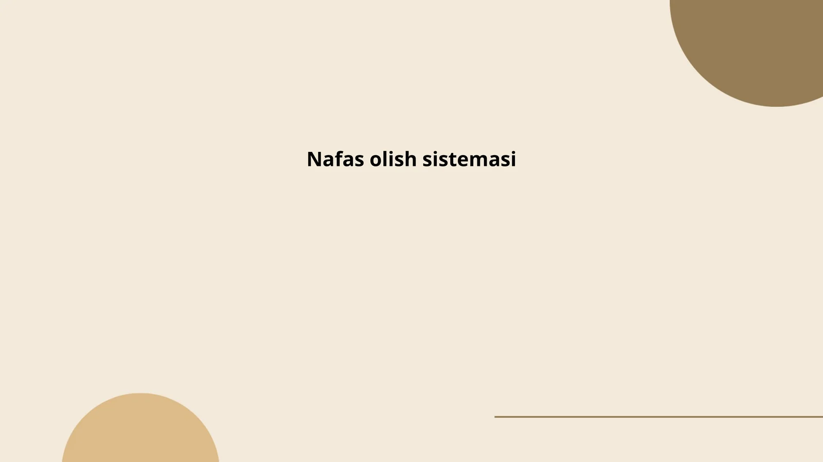 Nafas olish sistemasi