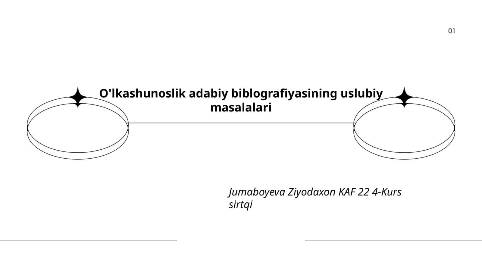 O'lkashunoslik adabiy biblografiyasining uslubiy masalalari