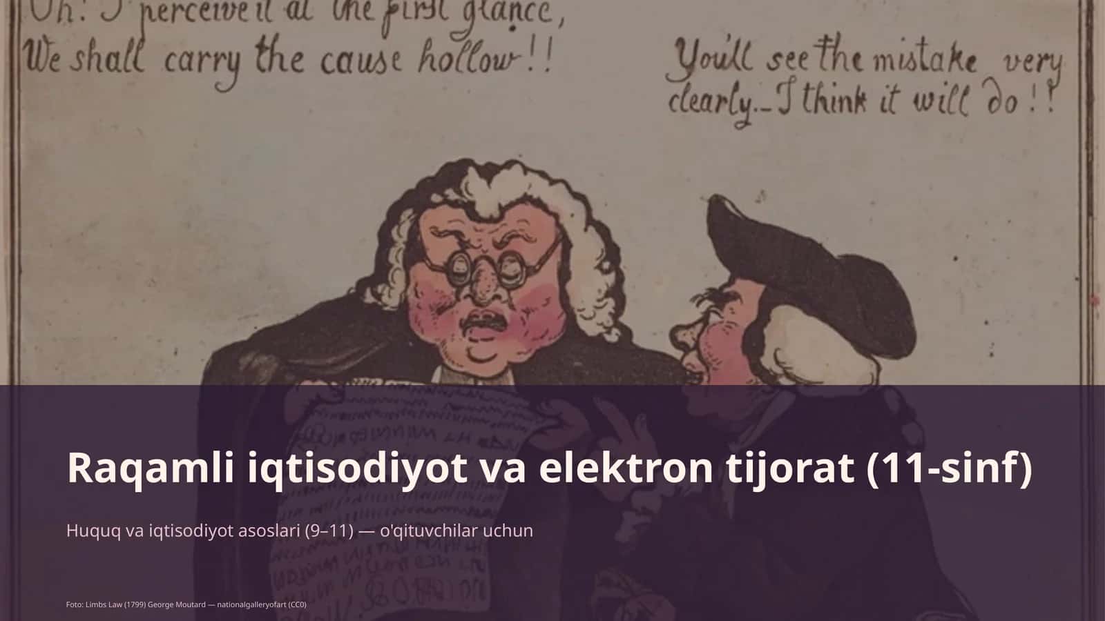 Raqamli iqtisodiyot va elektron tijorat (11-sinf)