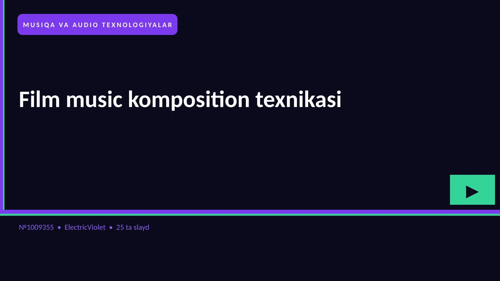 Film music komposition texnikasi