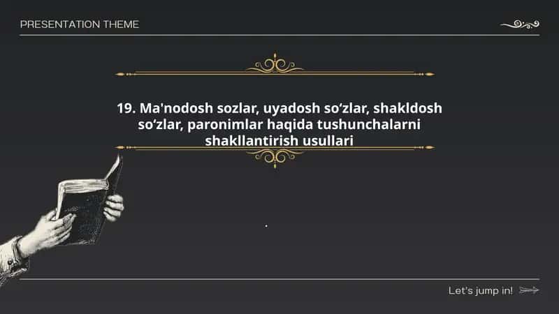 Ma'nodosh so'zlar va ularning foydalanish qoidalari