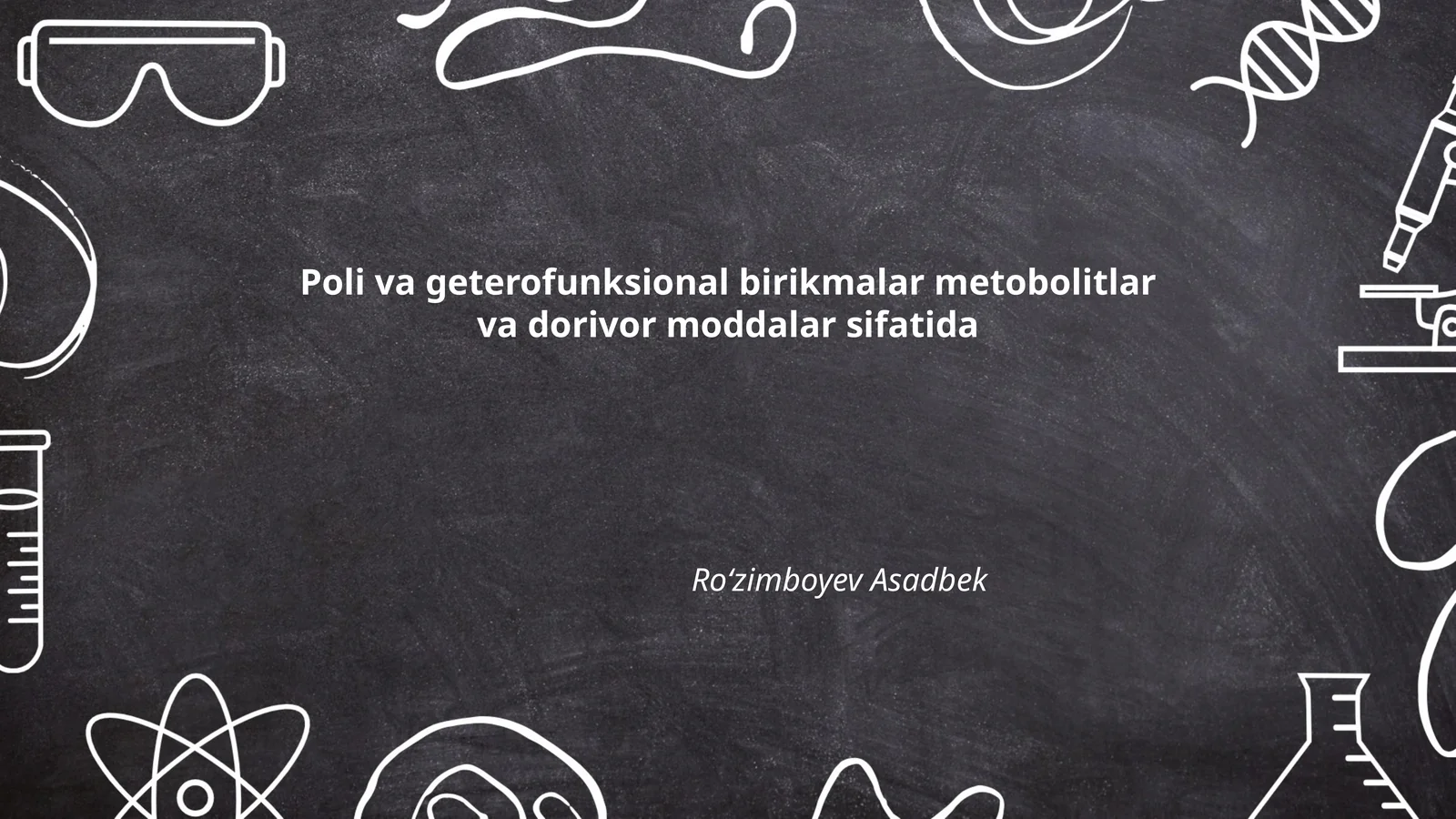 Poli va geterofunksional birikmalar