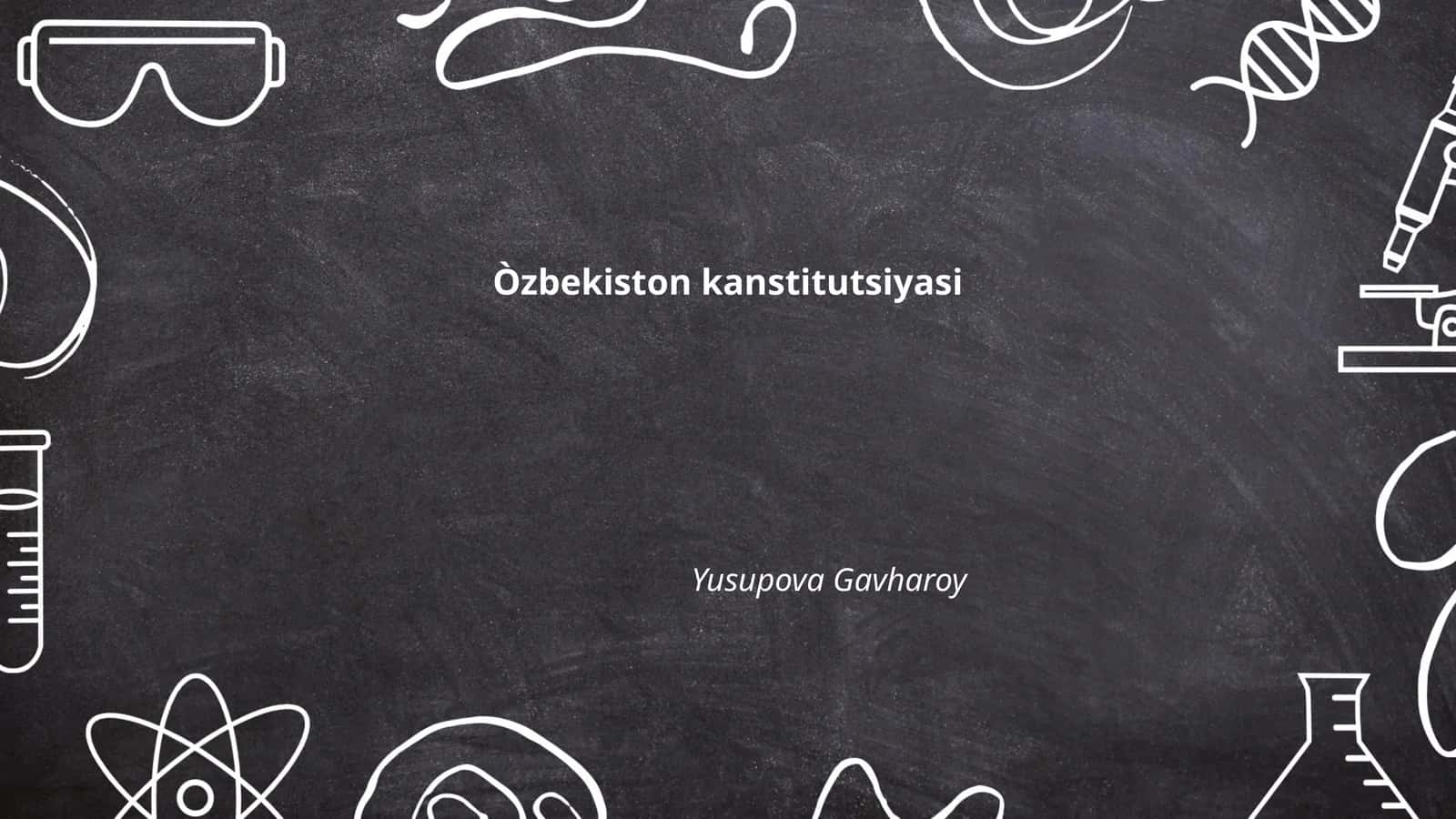 Òzbekiston kanstitutsiyasi