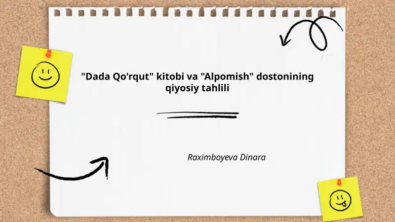 "Dada Qo'rqut" va "Alpomish" dostonining qiyosiy tahlili