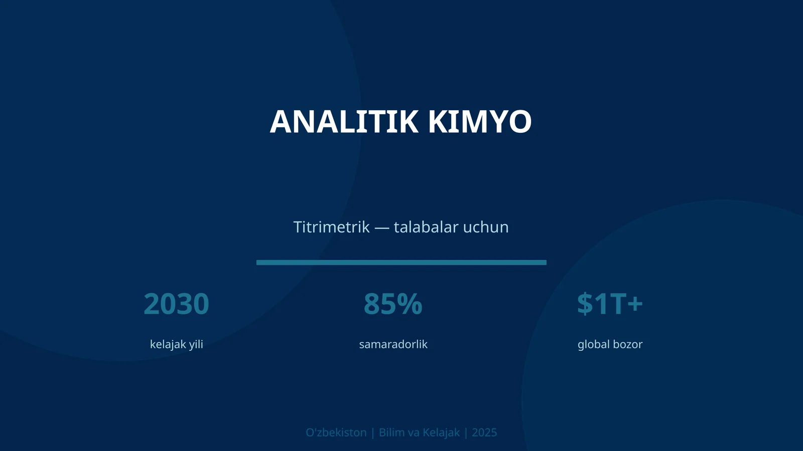 ANALITIK KIMYO